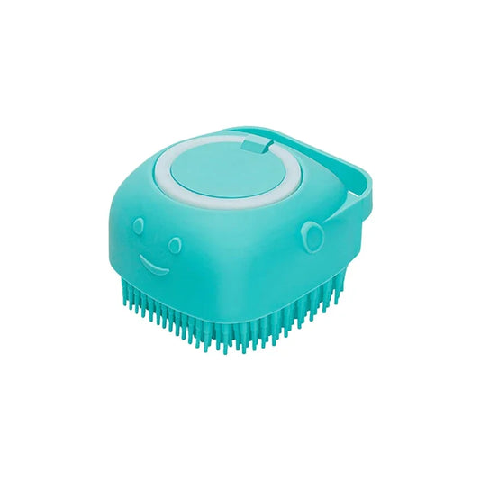 Pet Bathing Brush w/ Shampoo Dispenser
