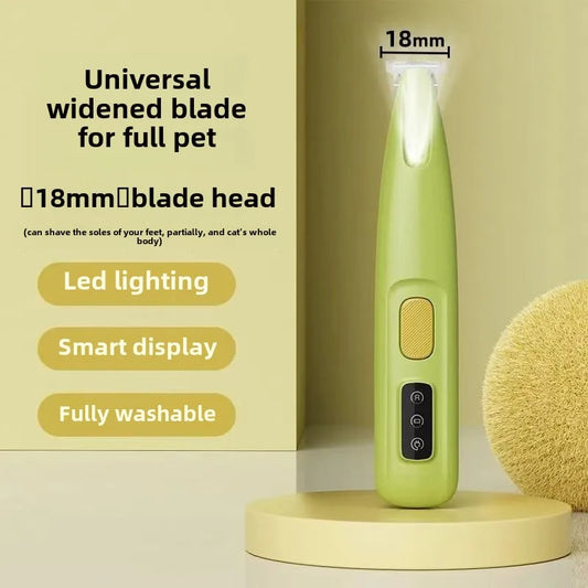 Waterproof Dog Paw Trimmer w/ LED Light